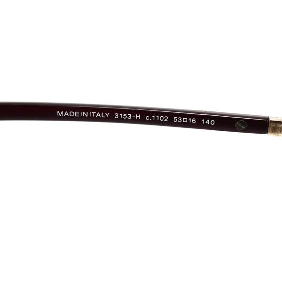 Chanel 3153-H c.1102 Collection Perle 53-16-140mm Eyeglasses FRAMES ONLY - READ - Picture 11 of 13